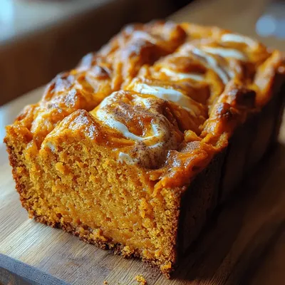 Pumpkin Cream Cheese Swirl Loaf: A Seasonal Delight