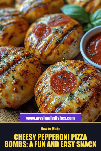Cheesy Pepperoni Pizza Bombs: A Fun and Easy Snack Recipe