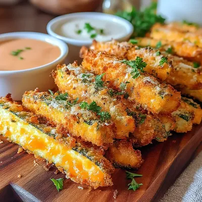 Crunchy Air Fryer Zucchini Spears