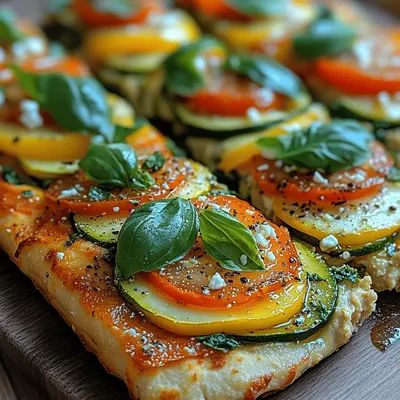 Summer Glow Veggie Flatbread: A Fresh and Flavorful Recipe