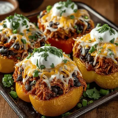Mini Pepper Chicken Nacho Bites Recipe