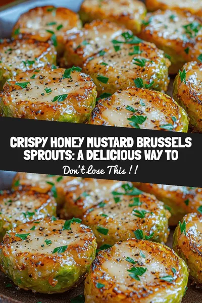 Crispy Honey Mustard Brussels Sprouts: A Delicious Way to Enjoy a Nutritious Vegetable