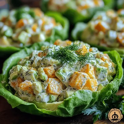 Creamy Avocado Egg Salad Lettuce Cups: A Refreshing Twist on a Classic