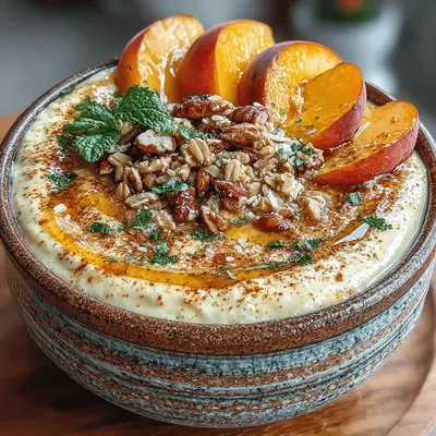 Creamy Peach Yogurt Dip Recipe