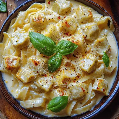 Creamy Lemon Artichoke Pasta