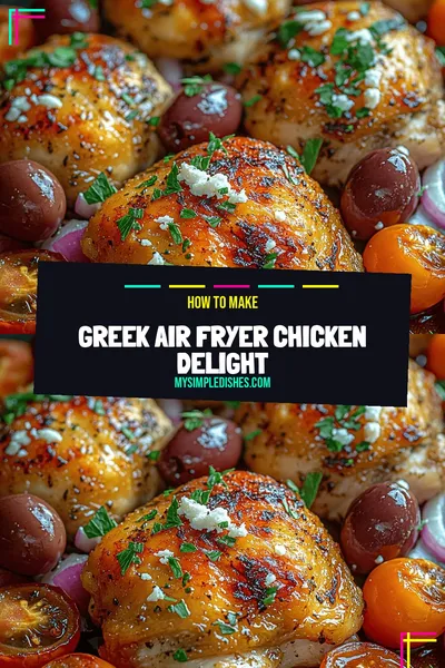 Greek Air Fryer Chicken Delight