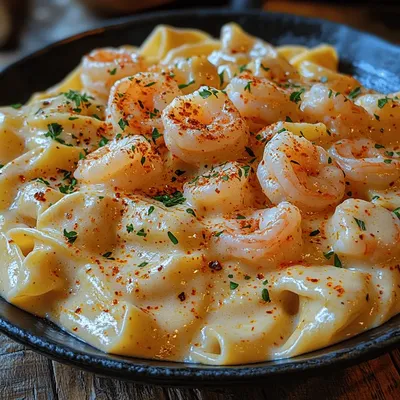 Creamy Shrimp Alfredo Pasta