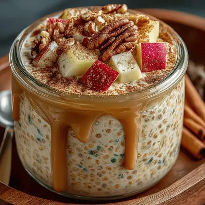 Apple Pie Overnight Chia Pudding Recipe