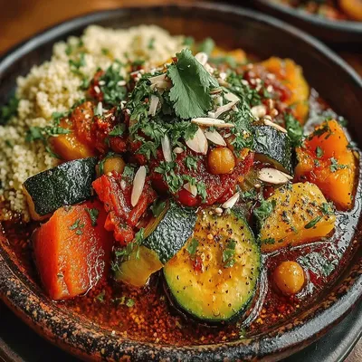 Flavorful Moroccan-Spiced Vegetable Tagine