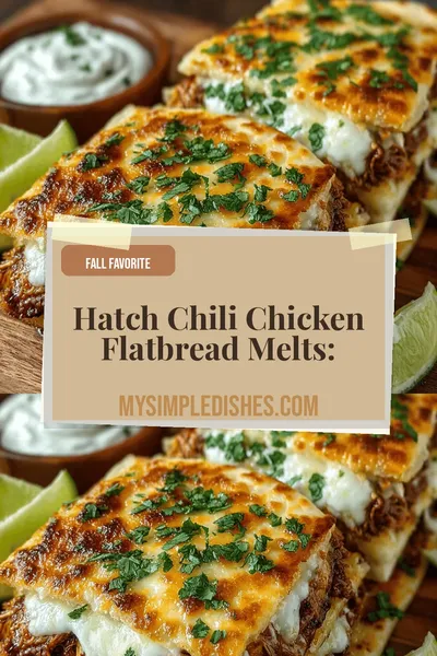 Hatch Chili Chicken Flatbread Melts: Perfecting the Recipe