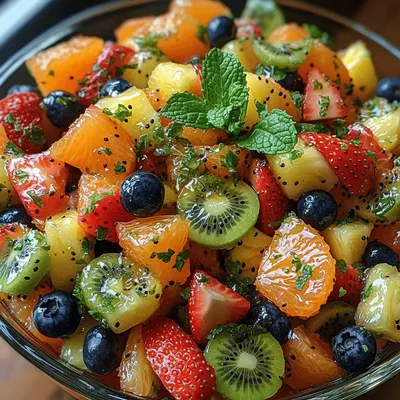 Citrus Mint Fruit Salad: A Refreshing Summer Delight