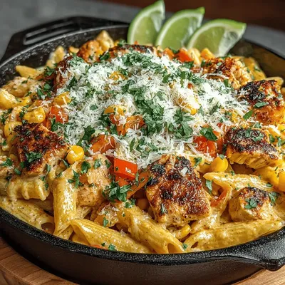 Creamy Southwest Chicken Pasta Skillet