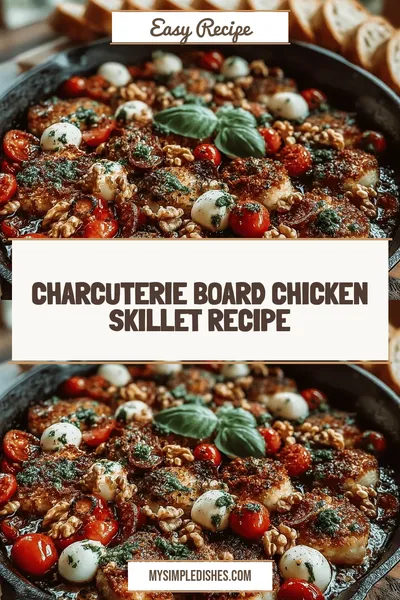 Charcuterie Board Chicken Skillet Recipe