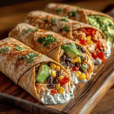 Southwest Cool Crunch Chicken Salad Wraps