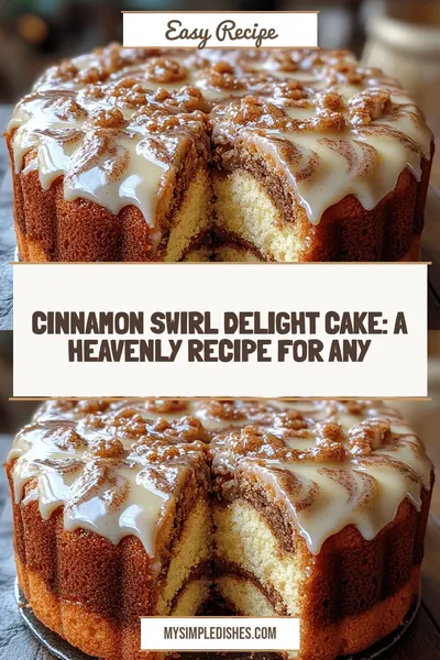 Cinnamon Swirl Delight Cake: A Heavenly Recipe for Any Occasion