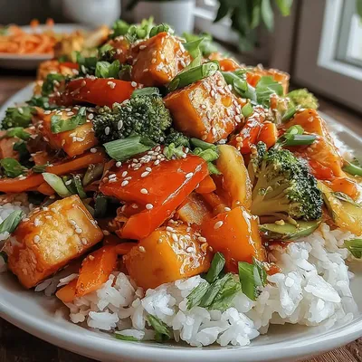 Colorful Garden Tofu Stir-Fry
