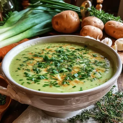 Comforting Potato Leek Soup