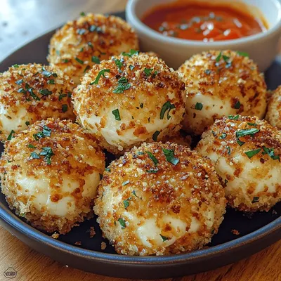 Cheesy Parmesan Mozzarella Bites Recipe