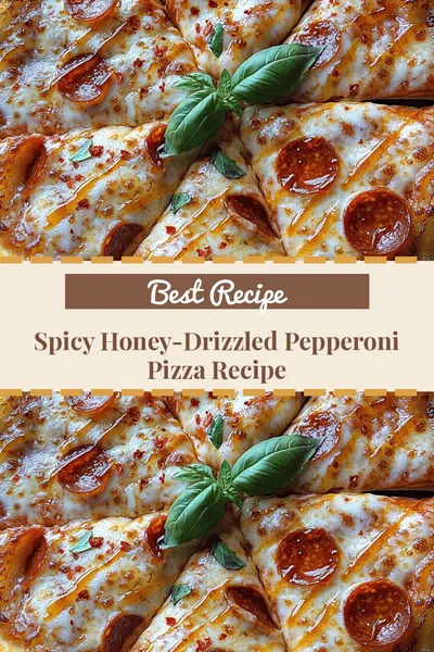 Spicy Honey-Drizzled Pepperoni Pizza Recipe