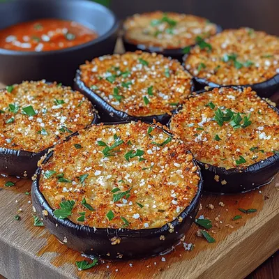 Crispy Air-Fryer Eggplant Rounds