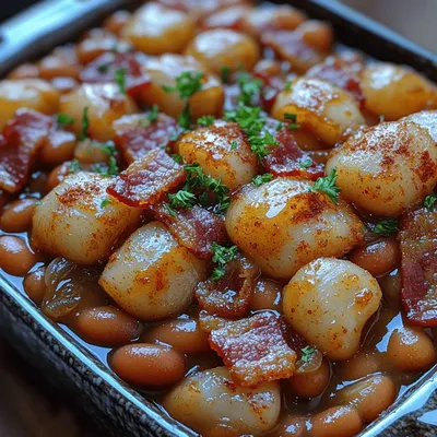 Maple Bacon Baked Beans Recipe