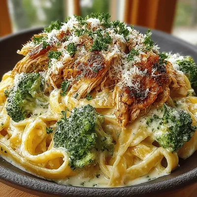 Creamy Slow Cooker Chicken Alfredo with Broccoli: Recipe Completion and Serving Suggestions