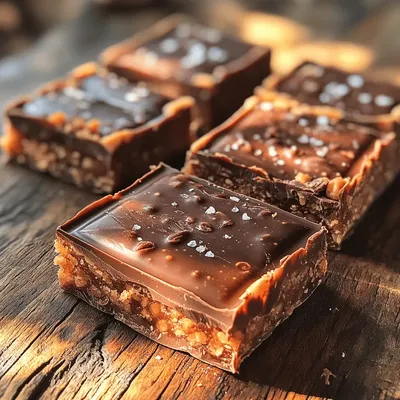 Heavenly Crunchy Toffee Chocolate Bars Recipe