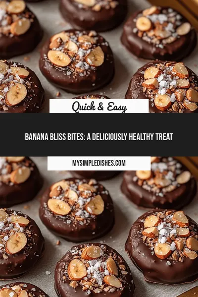 Banana Bliss Bites: A Deliciously Healthy Treat