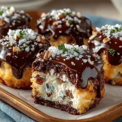 Decadent Frozen Yogurt Chocolate Pecan Bites