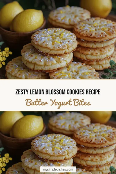 Zesty Lemon Blossom Cookies Recipe