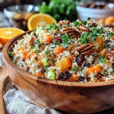 Tangy Cranberry Nutty Wild Rice Pilaf