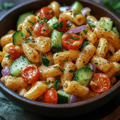 Creamy Vegan Macaroni Salad Delight: A Refreshing Recipe for Every Occasion