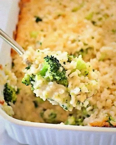 Broccoli and Rice Casserole is the ultimate comfort food!