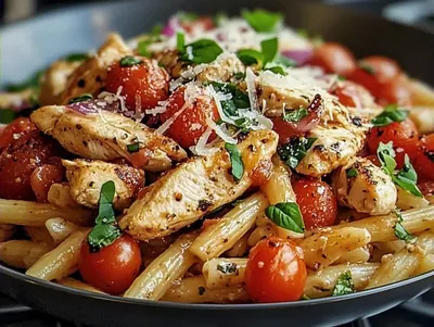 Bruschetta Chicken Pasta : A Flavorful Dinner Idea!