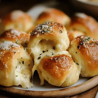 Cheese-Filled Garlic Knots that Melt in Your Mouth