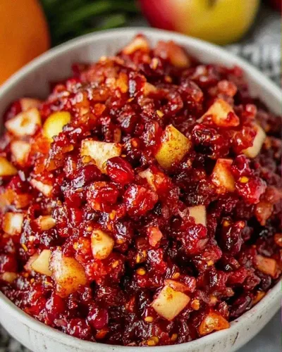 Cranberry Relish Recipe – Fresh, Sweet & Tangy Holiday Side