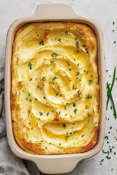 Creamy Baked Mashed Potatoes
