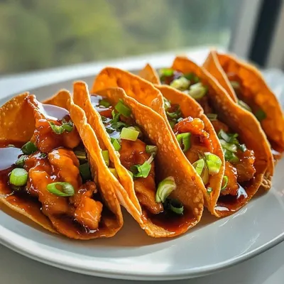 Crispy Chicken Wonton Tacos: A Crunchy Asian Delight