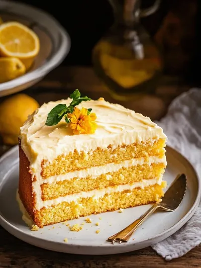 Decadent Layered Cornbread Cake with Honey Buttercream Bliss