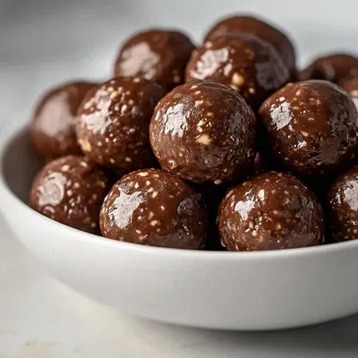 Easy No-Bake Chocolate Peanut Butter Balls Recipe