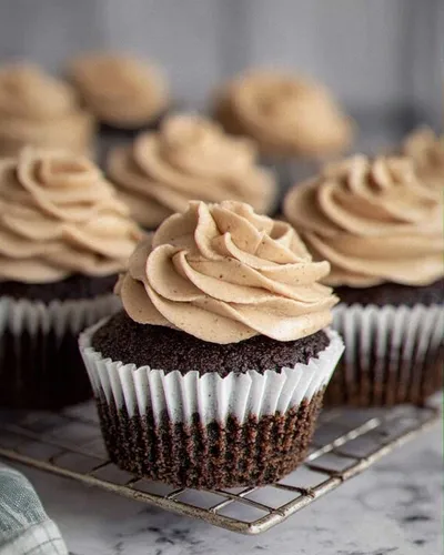 Espresso Cupcakes with Rich Coffee Buttercream Frosting Recipe