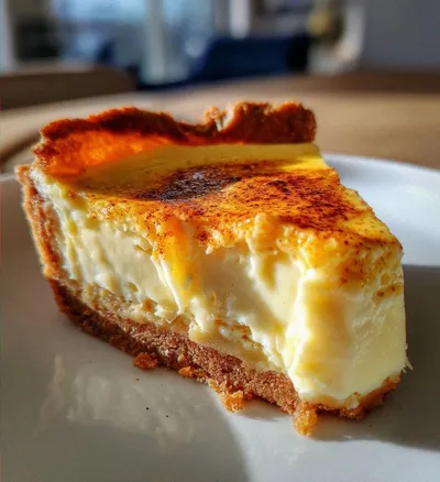 Festive Eggnog Dessert with Gingerbread Crust