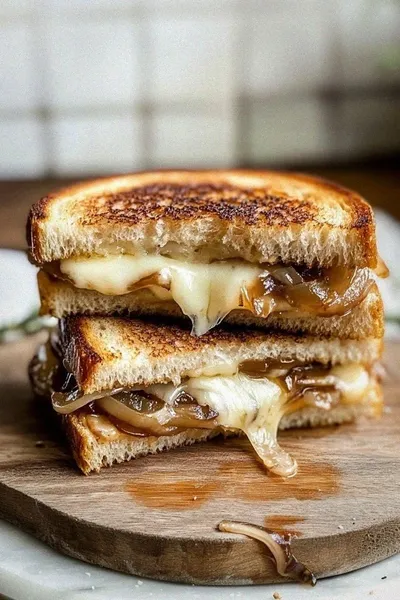 French Onion Grilled Cheese Sandwich