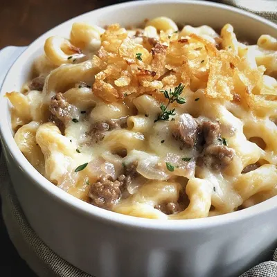 French Onion Mac and Cheese: A Creamy Comfort Dish!