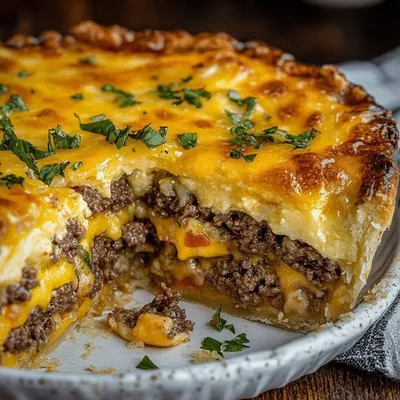 How to Make Impossible Cheeseburger Pie Fast