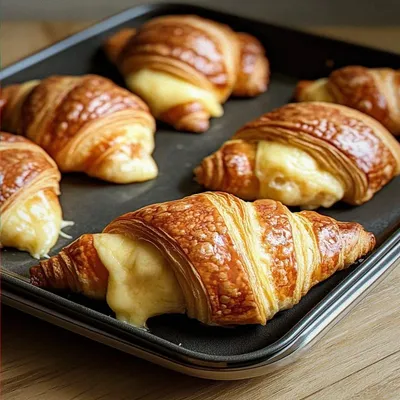 Irresistible Baked Turkey and Cheese Croissants Recipe