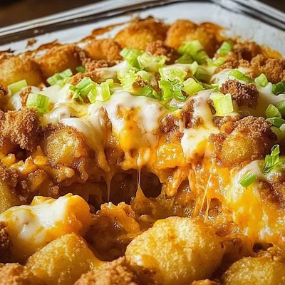 Irresistible Big Mac Tater Tot Casserole