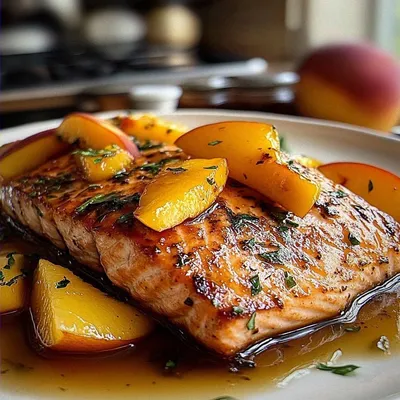 Irresistible Bourbon Peach Salmon Recipe to Savor Now