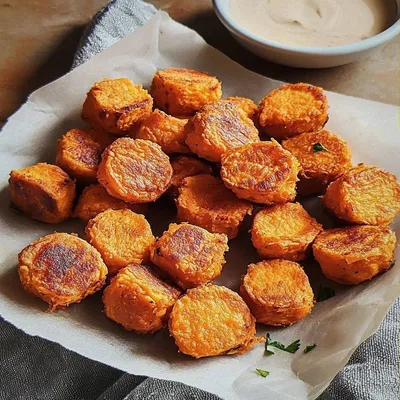 Irresistible Crispy Cheesy Sweet Potato Bites Recipe