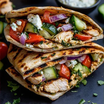 Mediterrane Kippen Pita Zakjes: Een Smaakvolle Reis!